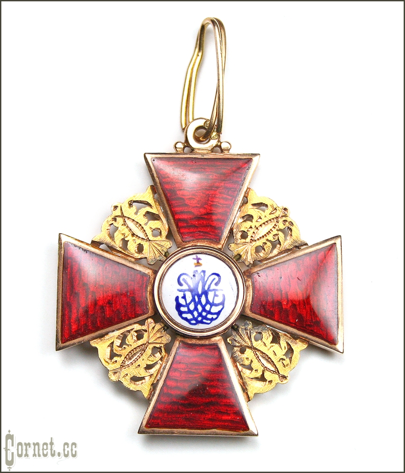 Знак ордена Св. Анны 3-й степени