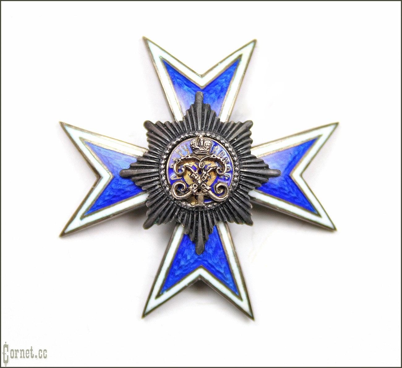 Regimental insignia of the Life guards Cuirassier Her Majesty Empress Maria Feodorovna regiment