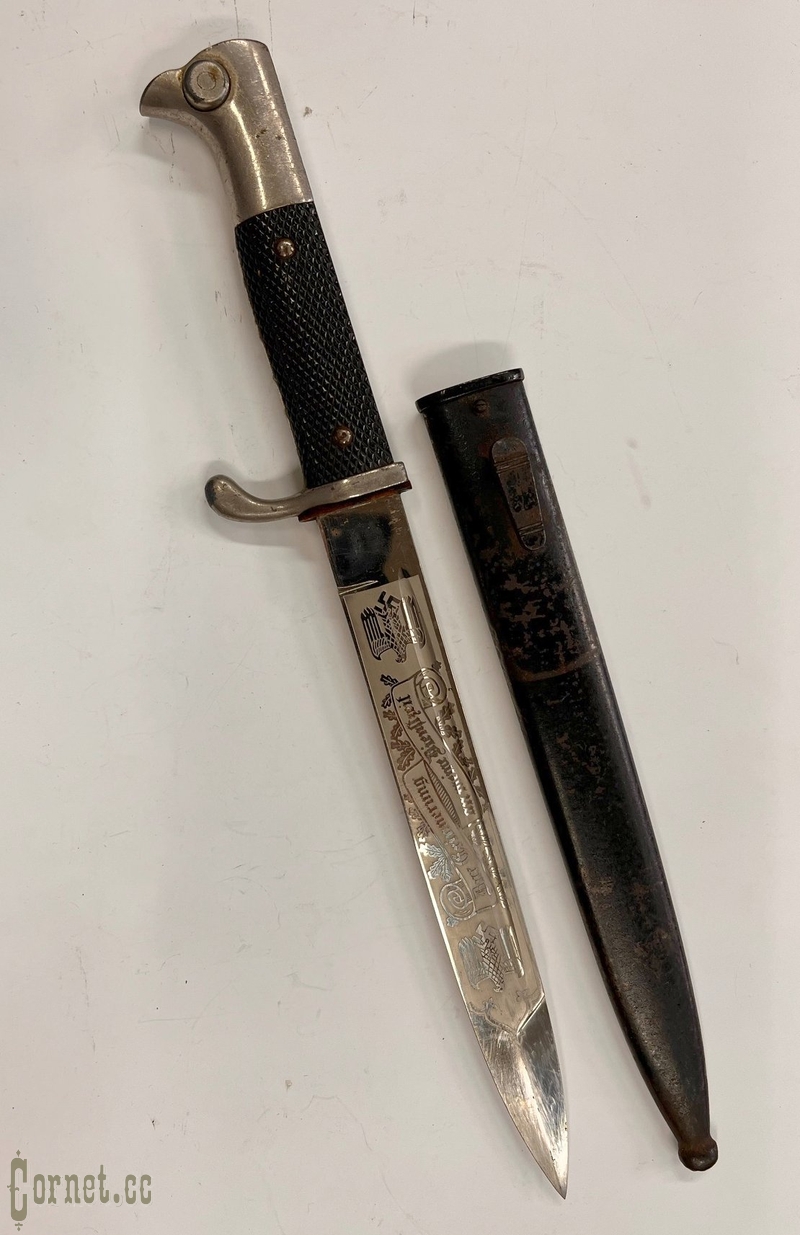 German ceremonial bayonet KS98 with a pattern