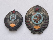 Кокарда и нарукавный знак РККМ