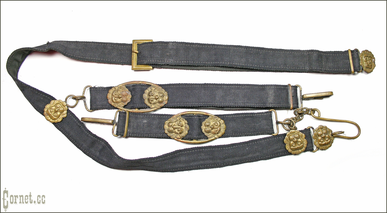 Sword belt of a sea officer dirk