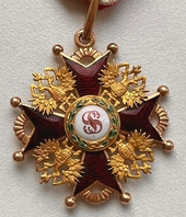 Order of the St. Stanislav 3-rd class in gold