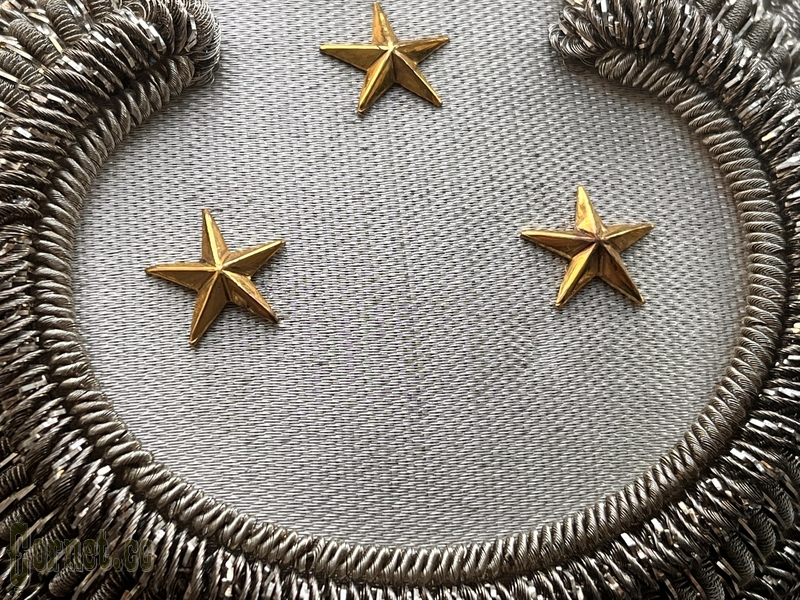 Эполеты подполковника гвардии с футляром.