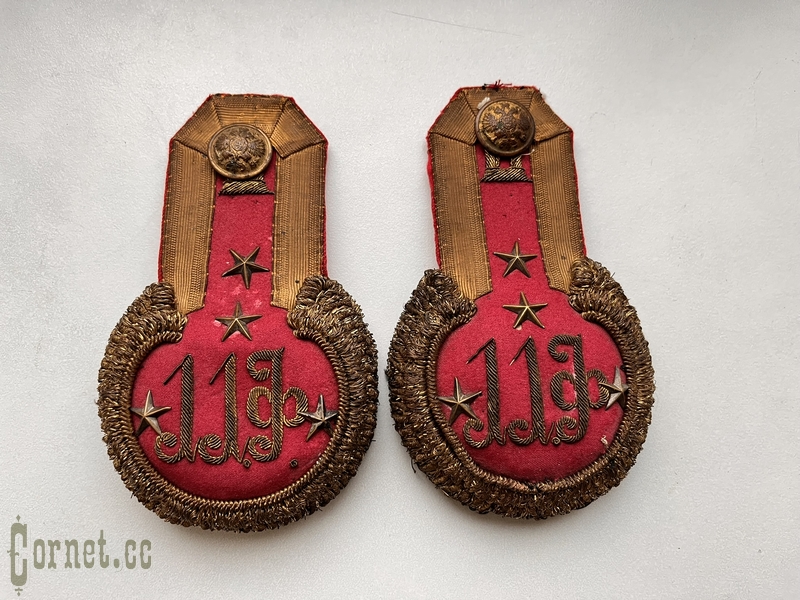 Epaulettes Staff captain of the 11th Finnish Infantry Regiment