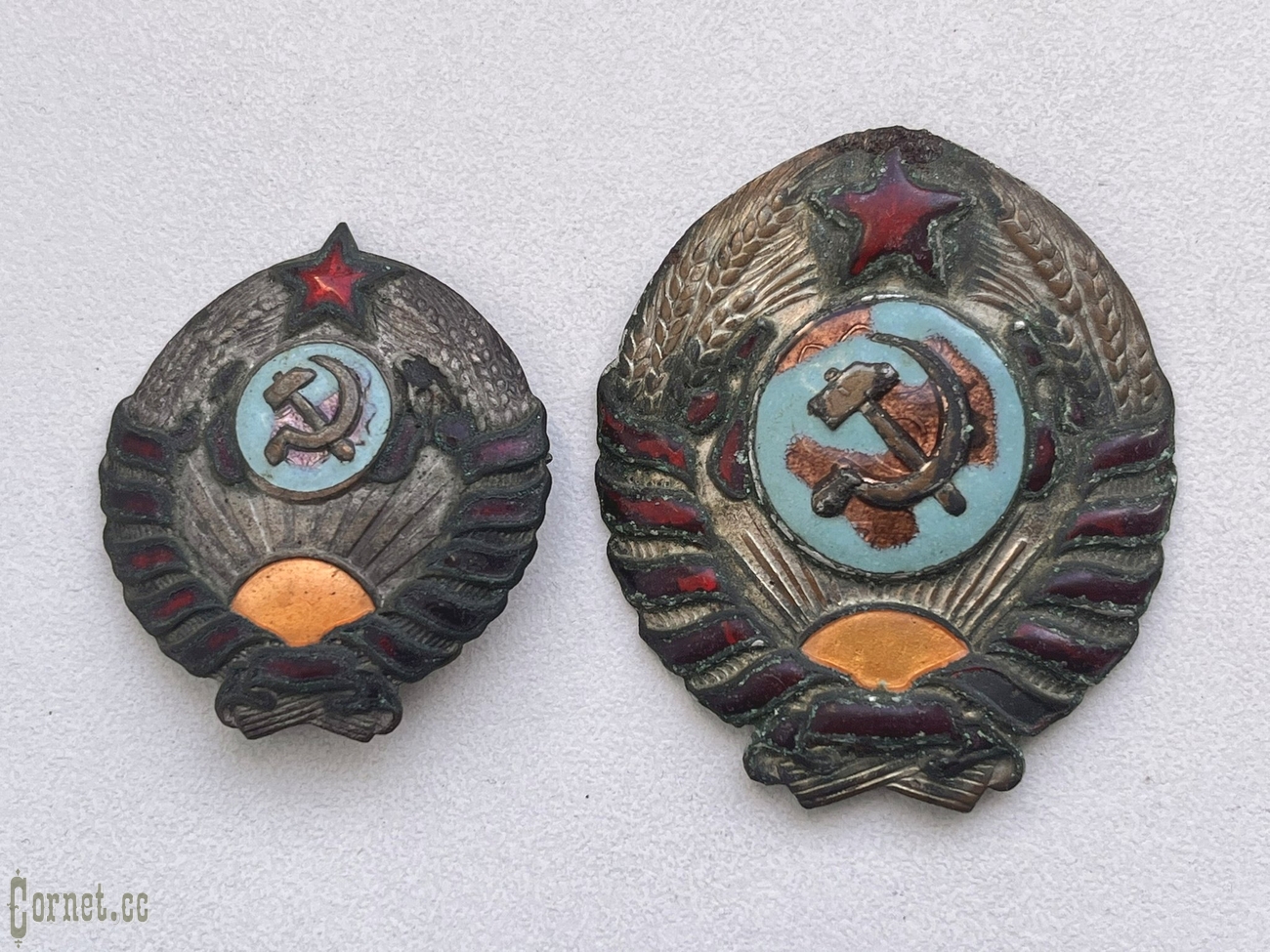 Кокарда и нарукавный знак РККМ
