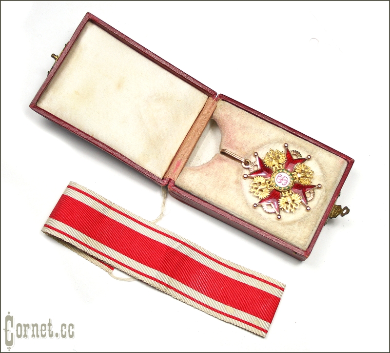 Order of the St. Stanislav 3-rd class in gold with case