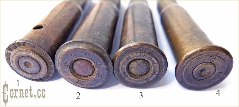 Cartridges to the Berdan rifle