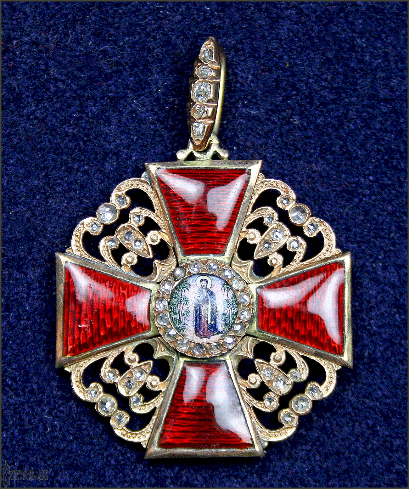 Орден Св. Анны 3-й степени с алмазами