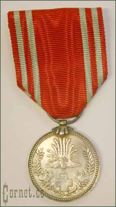 Japan. The medal of the society of the Red Cross
