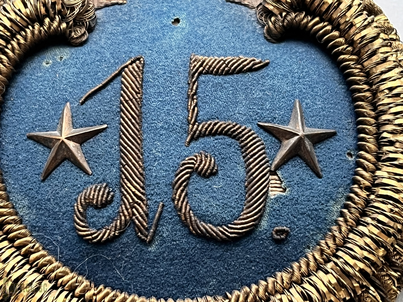 Эполеты подпоручика 15-го Финляндского стрелкового полка