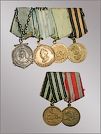Komplite awards with Medal of Nakhimov and Ushakov