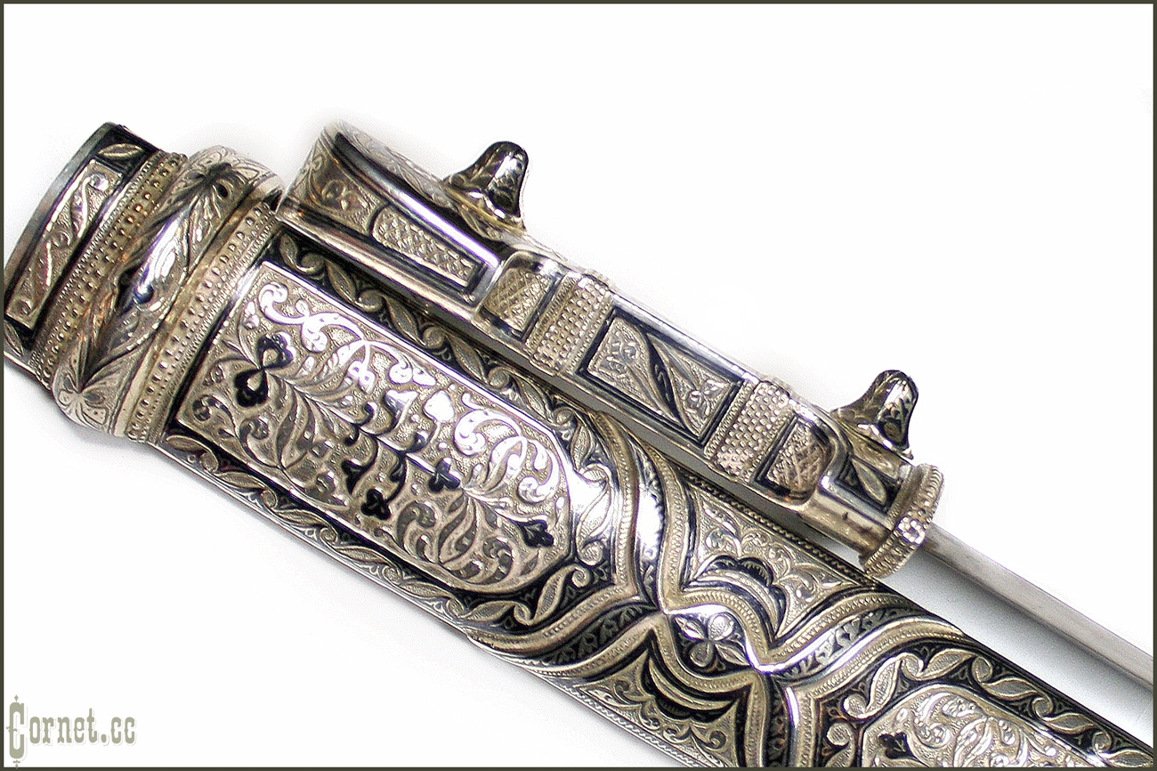 Caucasian silver dagger