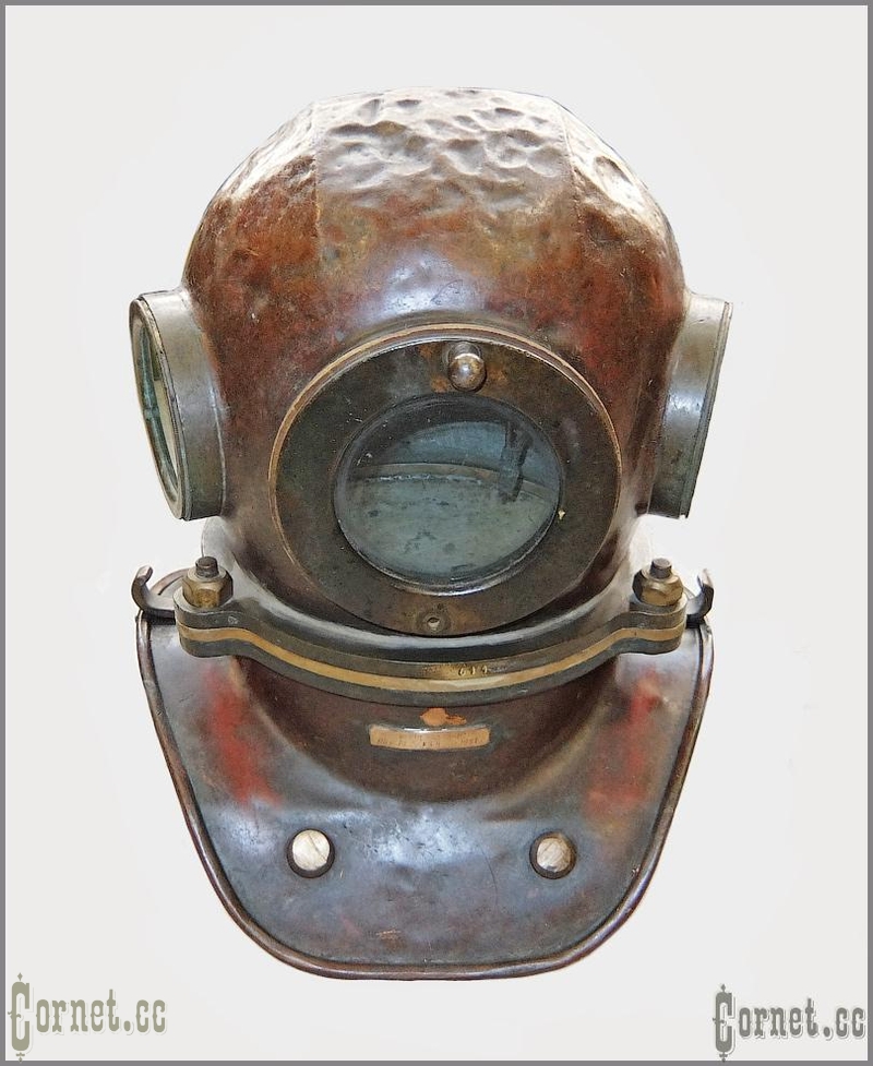 Шлем водолазный трехболтовка УВС-50