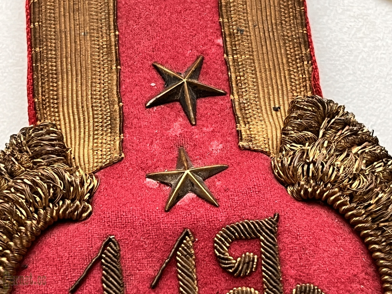 Epaulettes Staff captain of the 11th Finnish Infantry Regiment