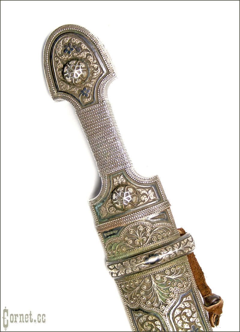 Silver Caucasian dagger