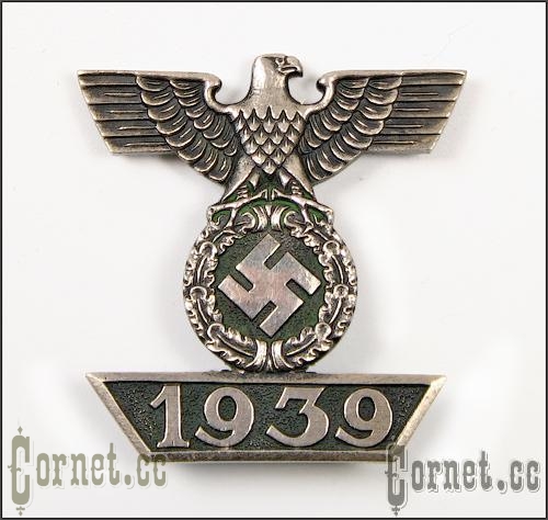 The frame of the repeated award  to the Iron Cross of the II class.