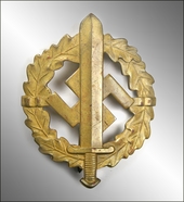 SA sports badge in "bronze" I type