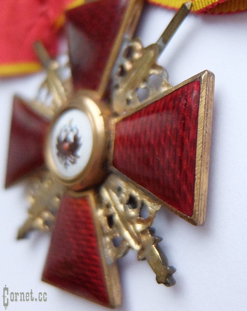Order of St.Anna 2 class with swords for not Christians