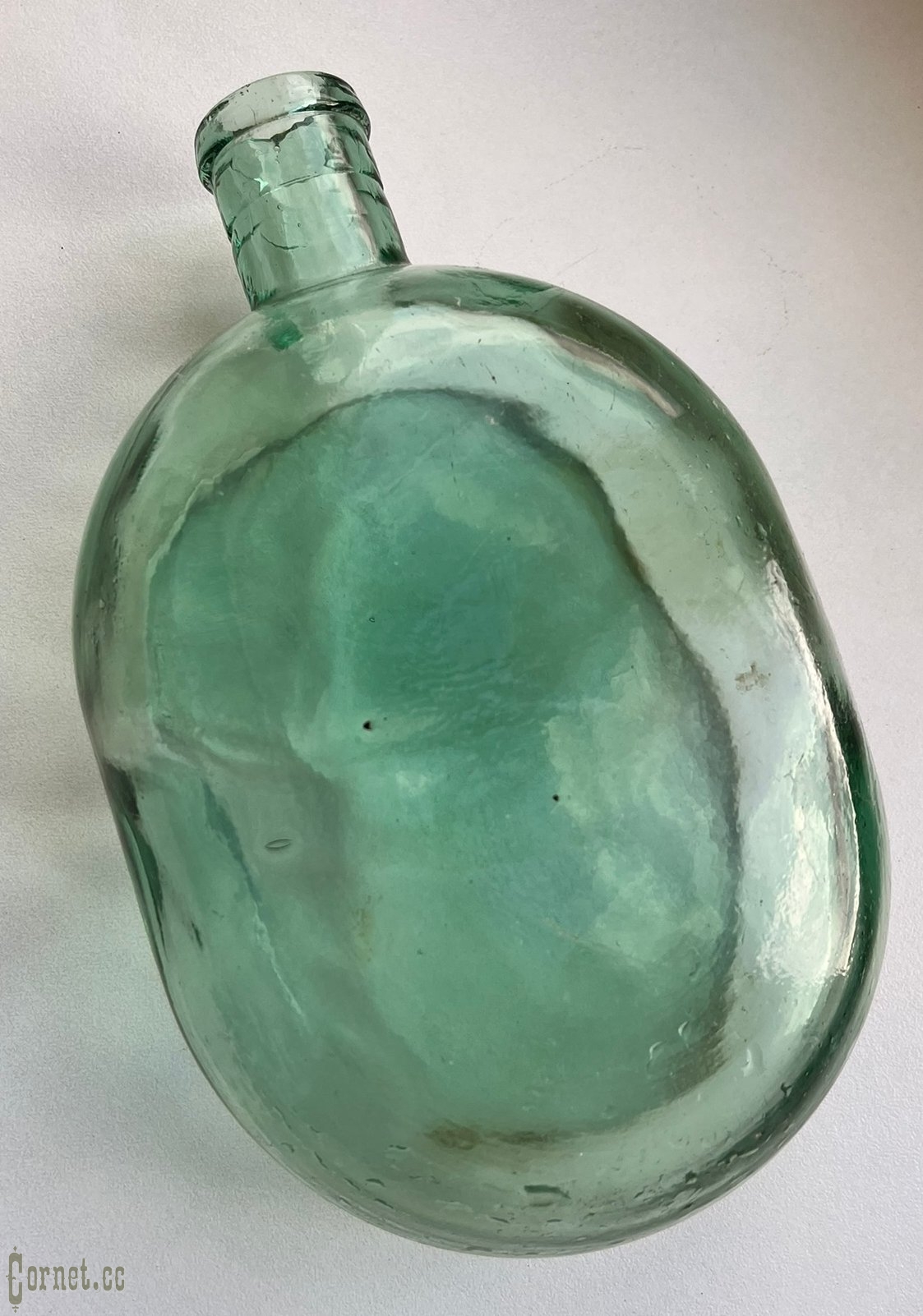 Russian Empire glass flask