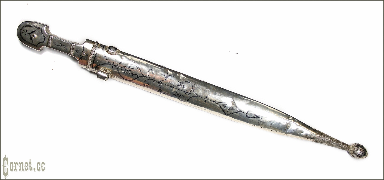 Caucasian silver dagger