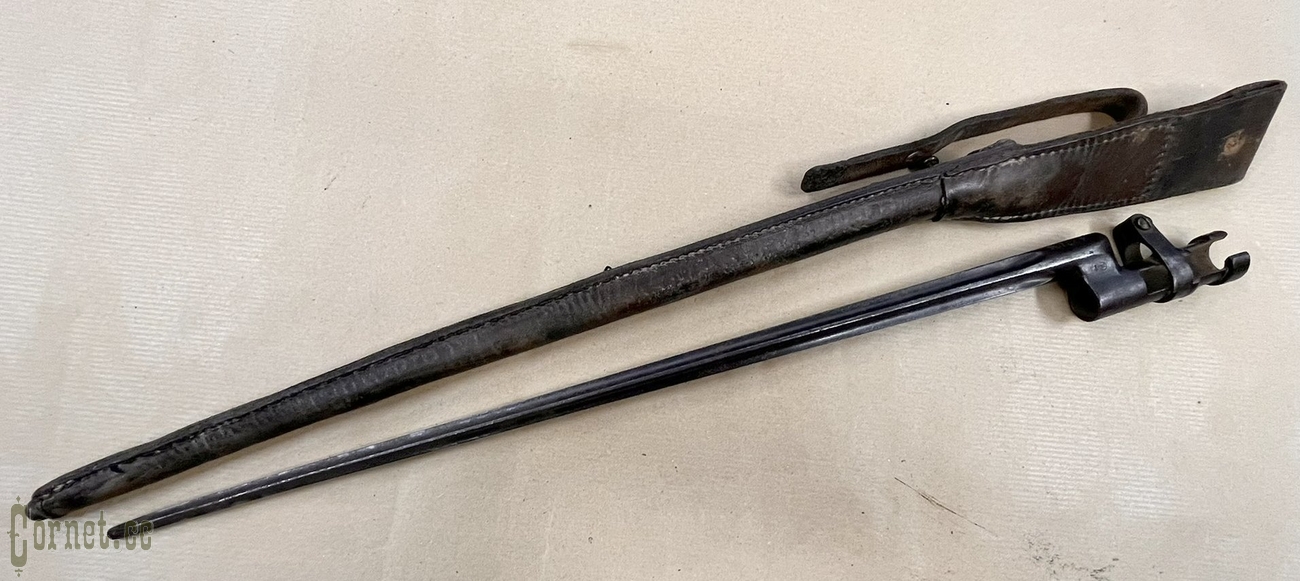 Штык Мосина М1891 в кожаных ножнах
