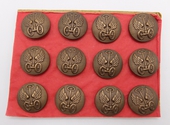 Buttons of officers and lower ranks of RIA automobile units.