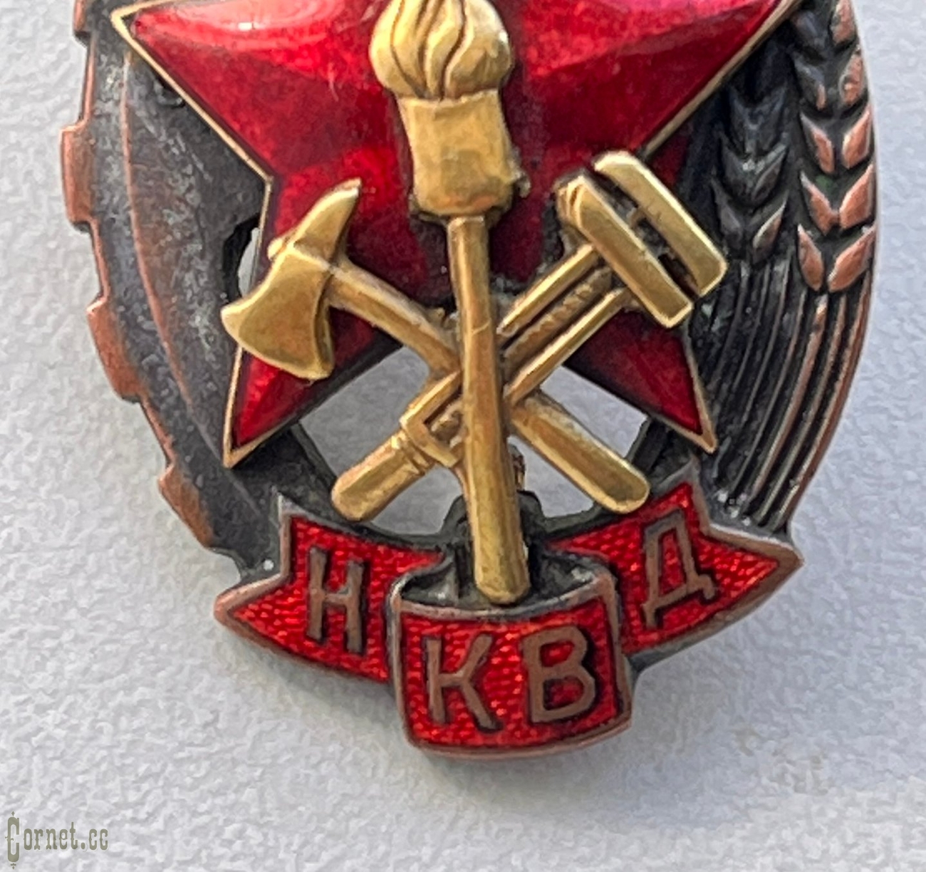 Badge for the "Best Fire protection officer" of the NKVD