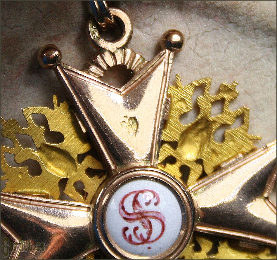 Order of the St. Stanislav 3-rd class in gold with case