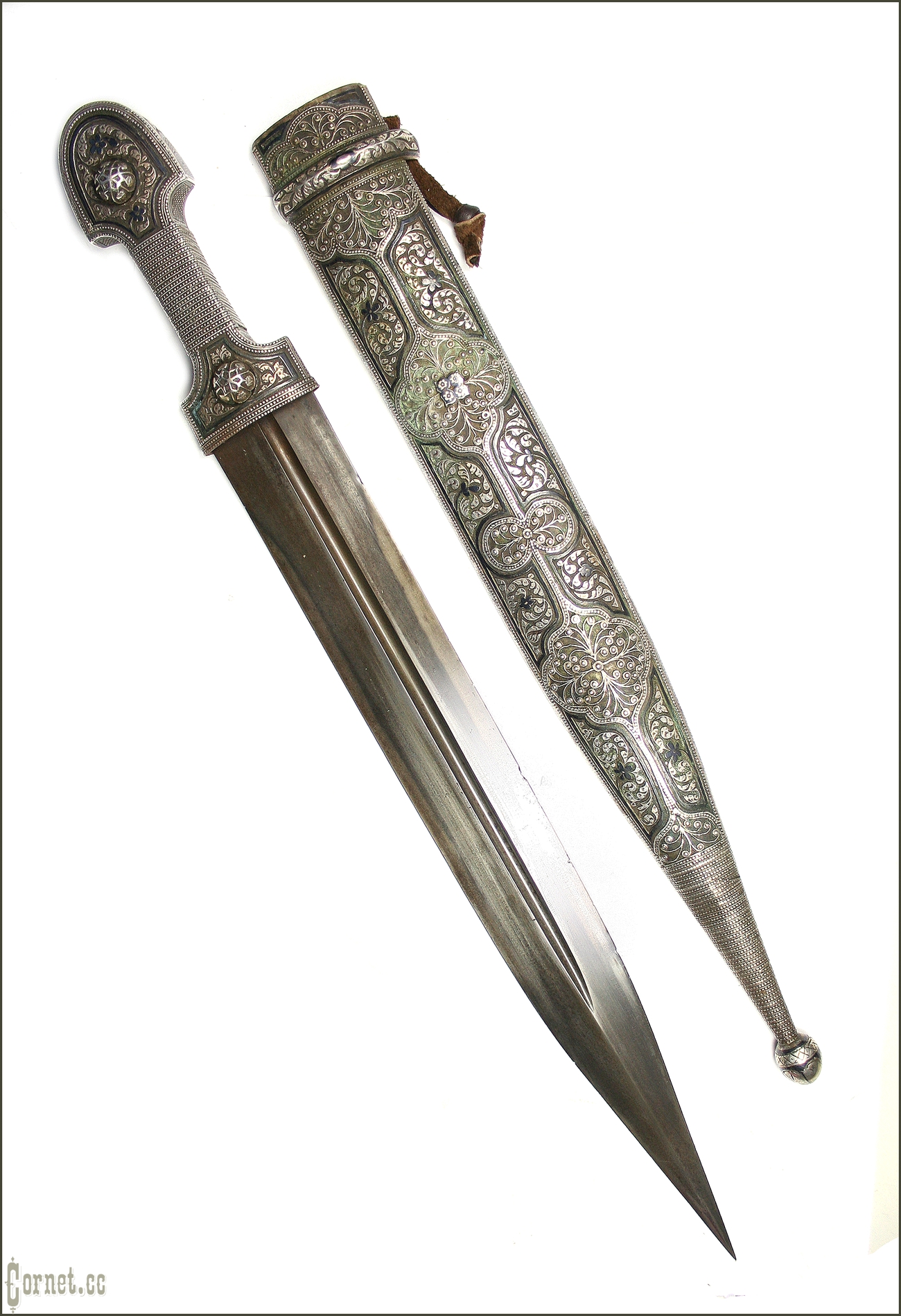 Silver Caucasian dagger