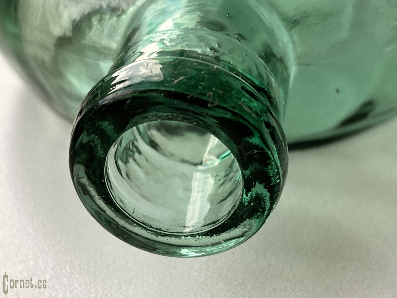 Russian Empire glass flask