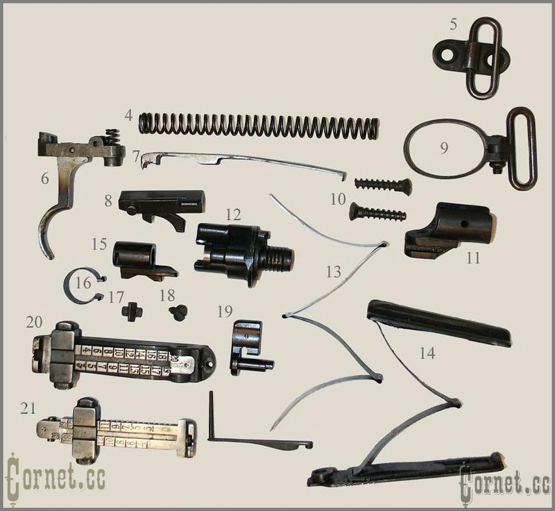 Детали, Mauser K98