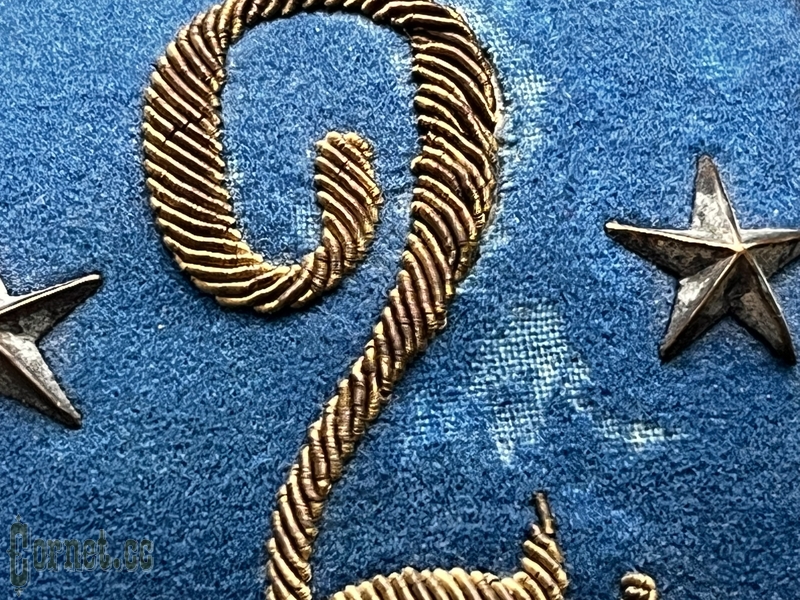 Epaulettes Second Lieutenant of the 2nd Finnish Infantry Regiment