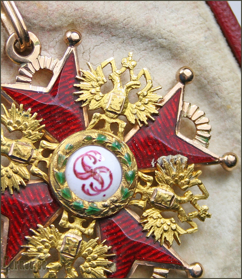 Order of the St. Stanislav 3-rd class in gold with case