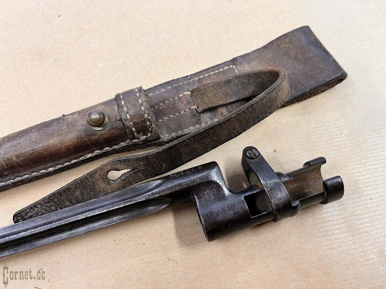 Штык Мосина М1891 в кожаных ножнах