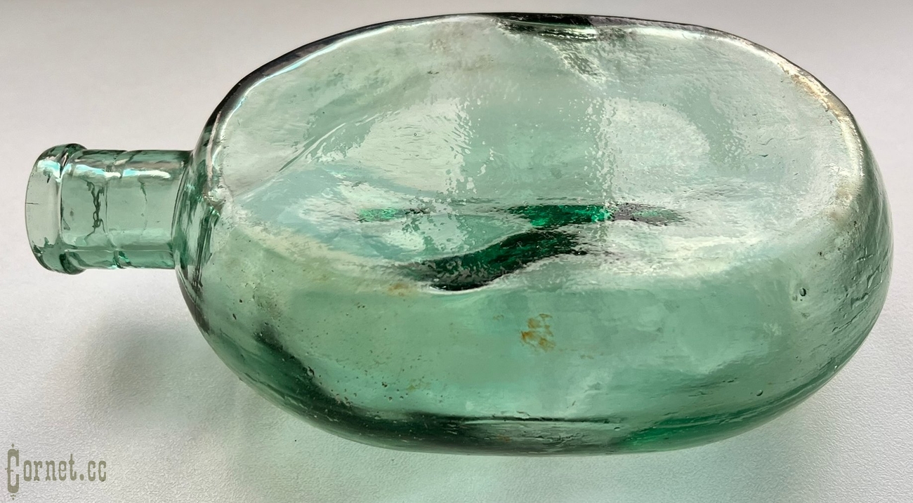 Russian Empire glass flask