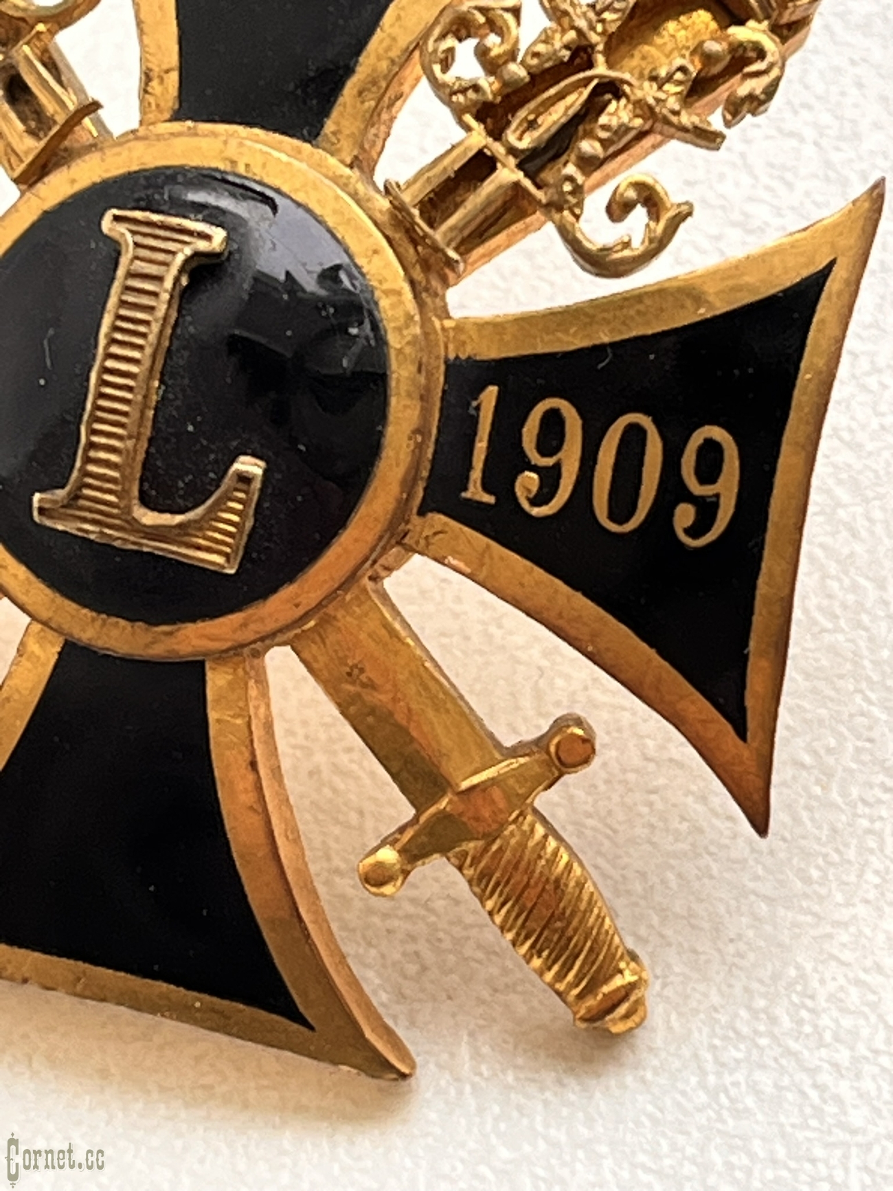Знак  "В память 50-летия покорения Восточного Кавказа. 1859-1909 гг."