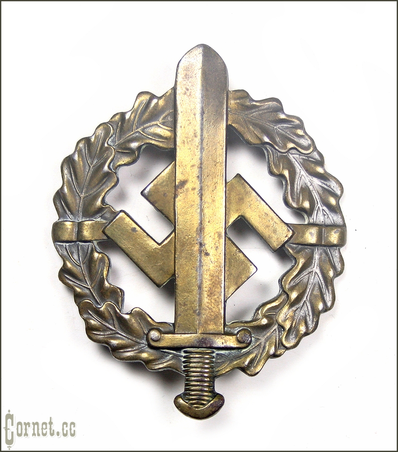 SA sports badge in "bronze" II type