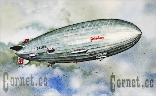 Тарелка памятная Hindenburg