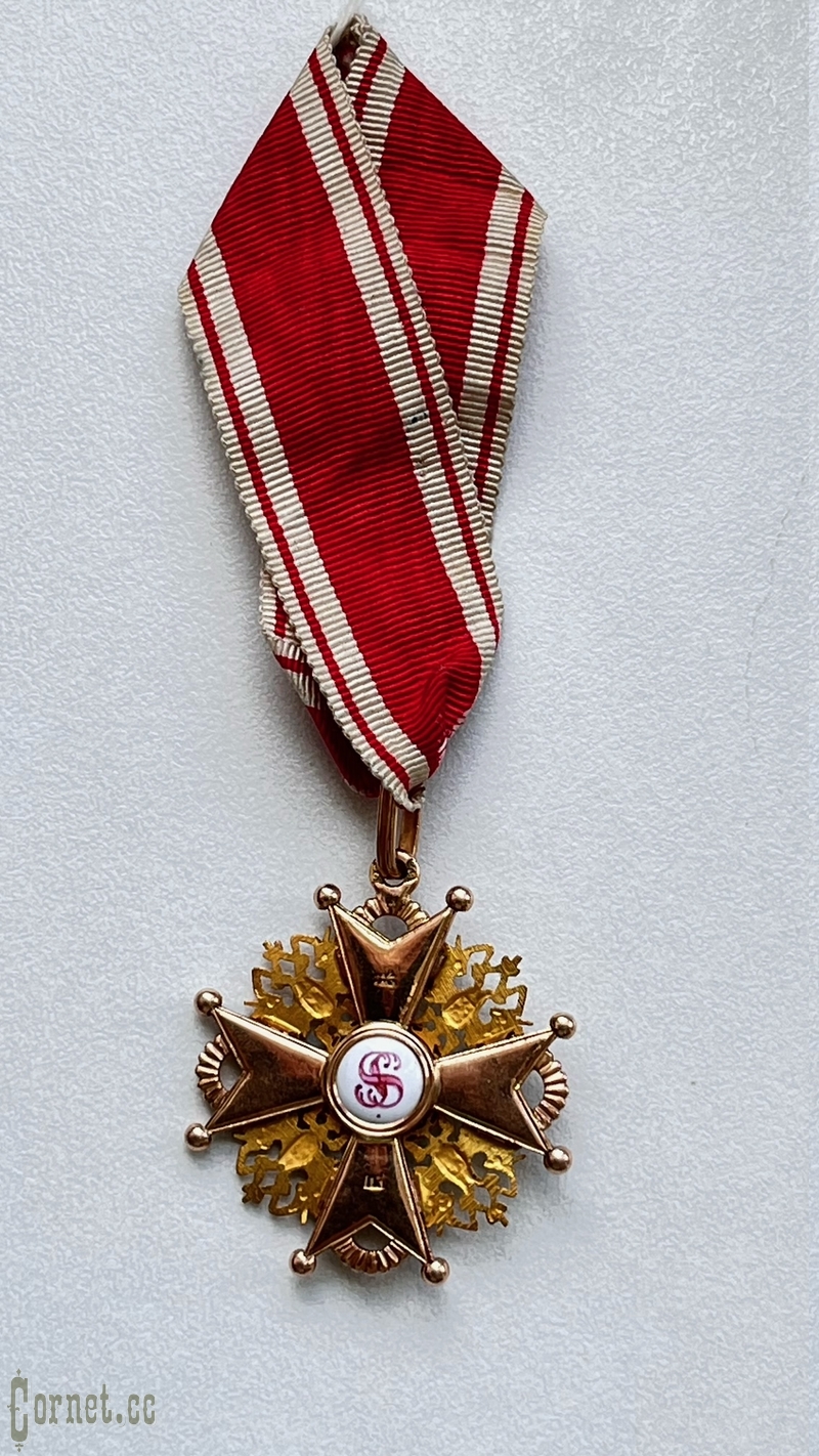 Орден Св.Станислава 3-ей степени "IK" 1868 год