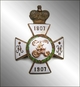 The badge of the "Konstantinovsky artillery school"
