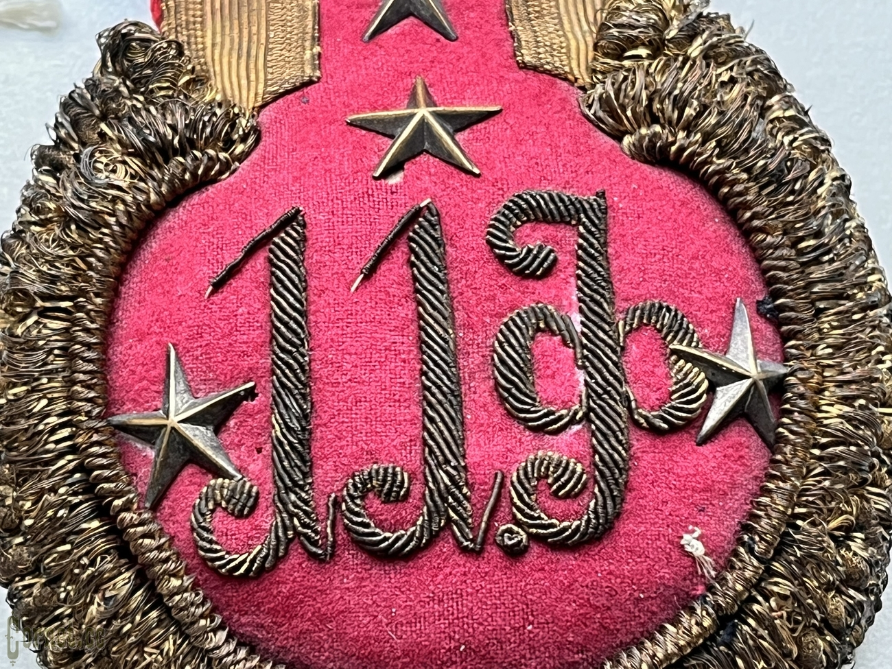 Epaulettes Staff captain of the 11th Finnish Infantry Regiment