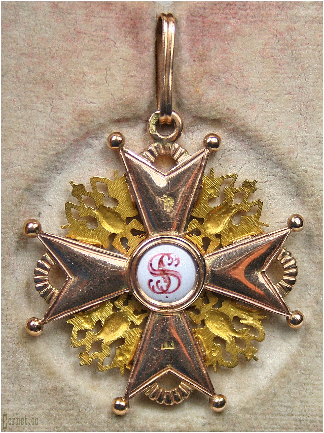 Order of the St. Stanislav 3-rd class in gold with case