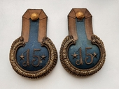 Эполеты подпоручика 15-го Финляндского стрелкового полка