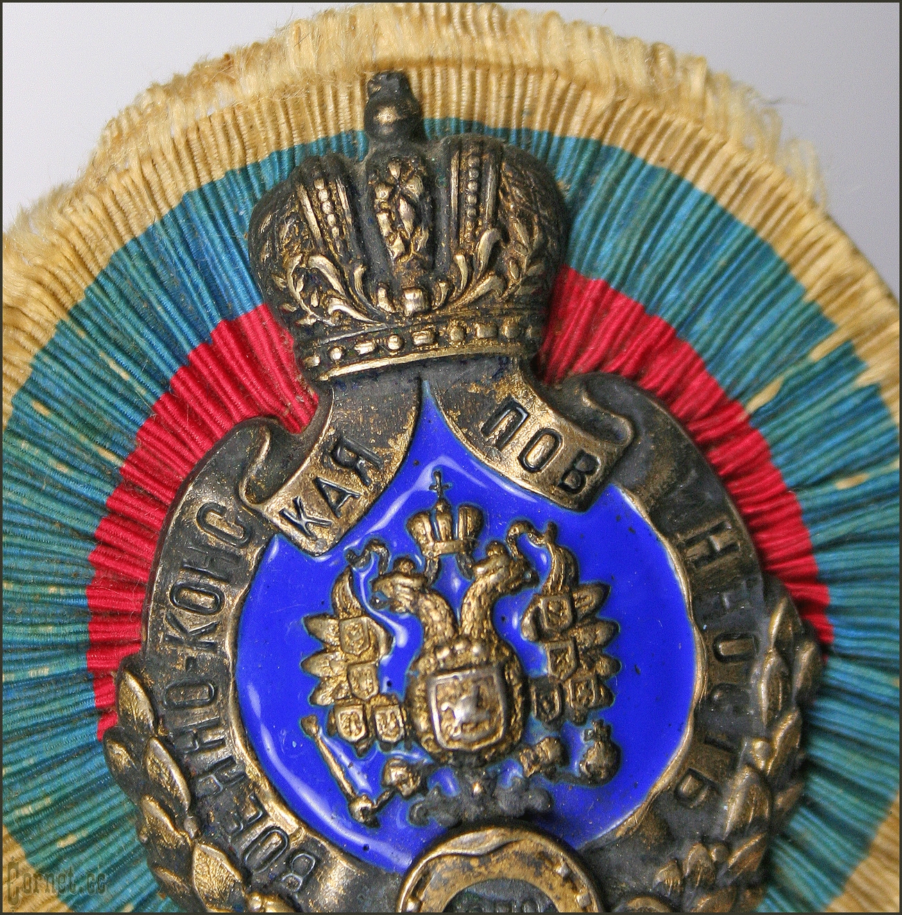 Badge of heads of military-horse accounting