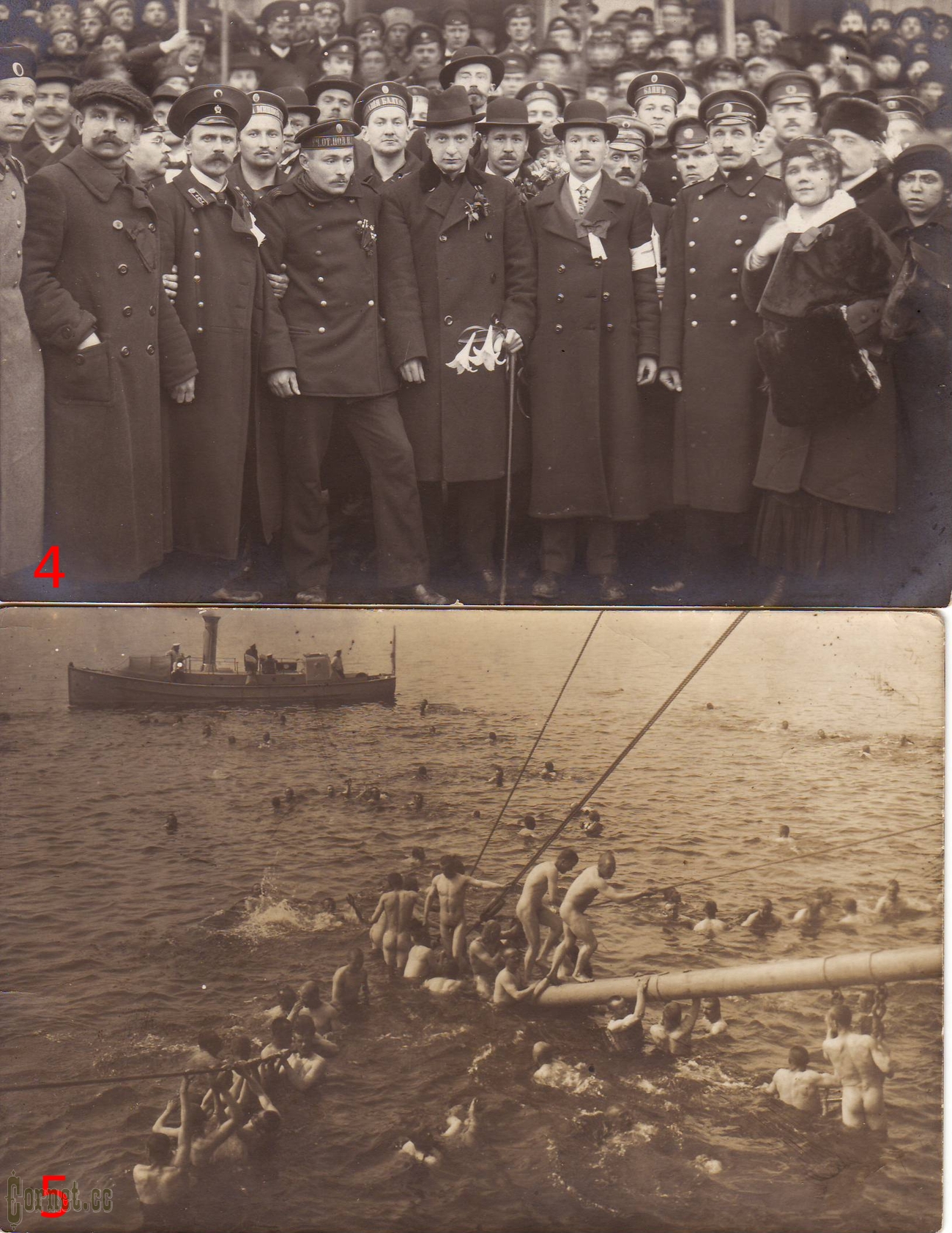 Photos of Russian Navy sailors