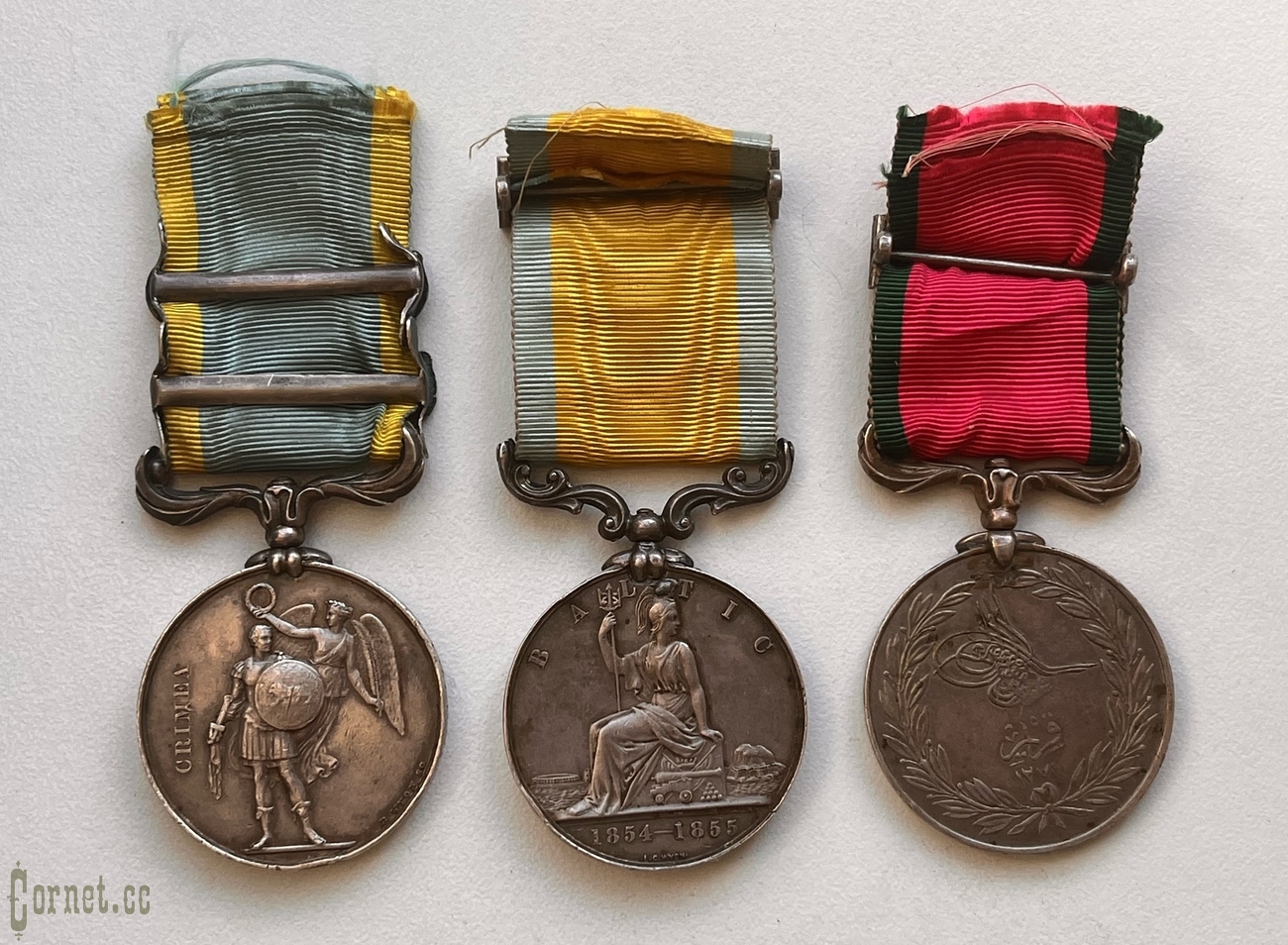 Set of awards from Crimean War 1853-1856