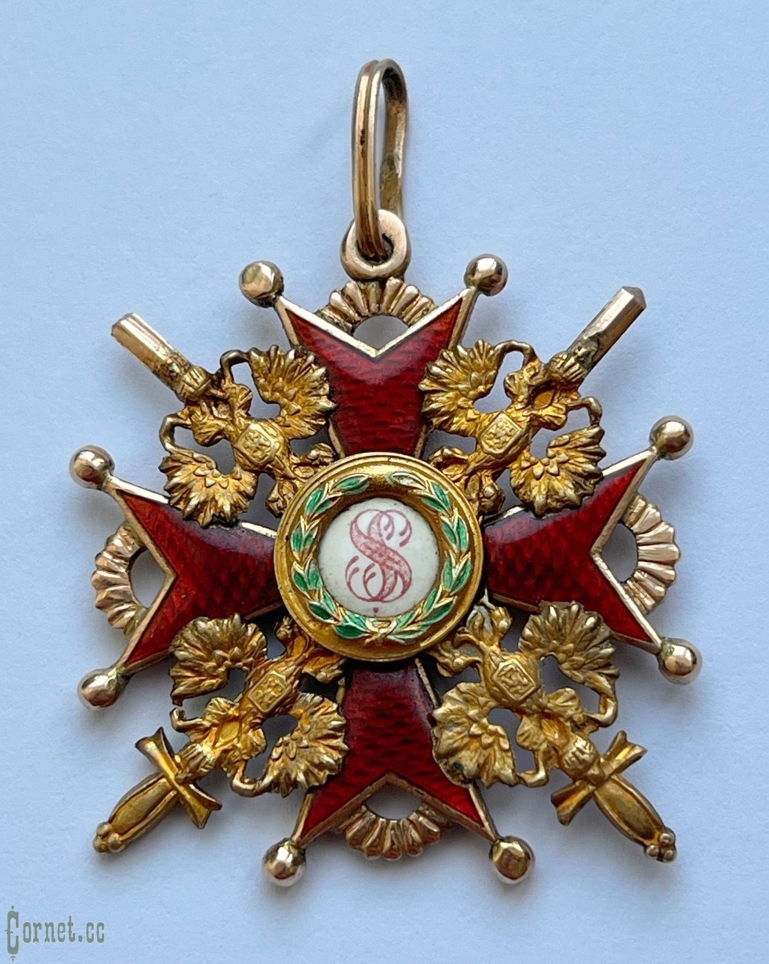 Order of St. Stanislav 3rd class with swords "Eduard"