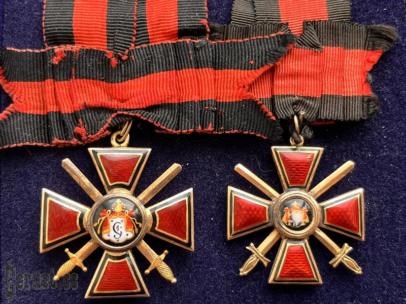 Знак ордена Св. Владимира 4-й степени с мечами "А.Р."