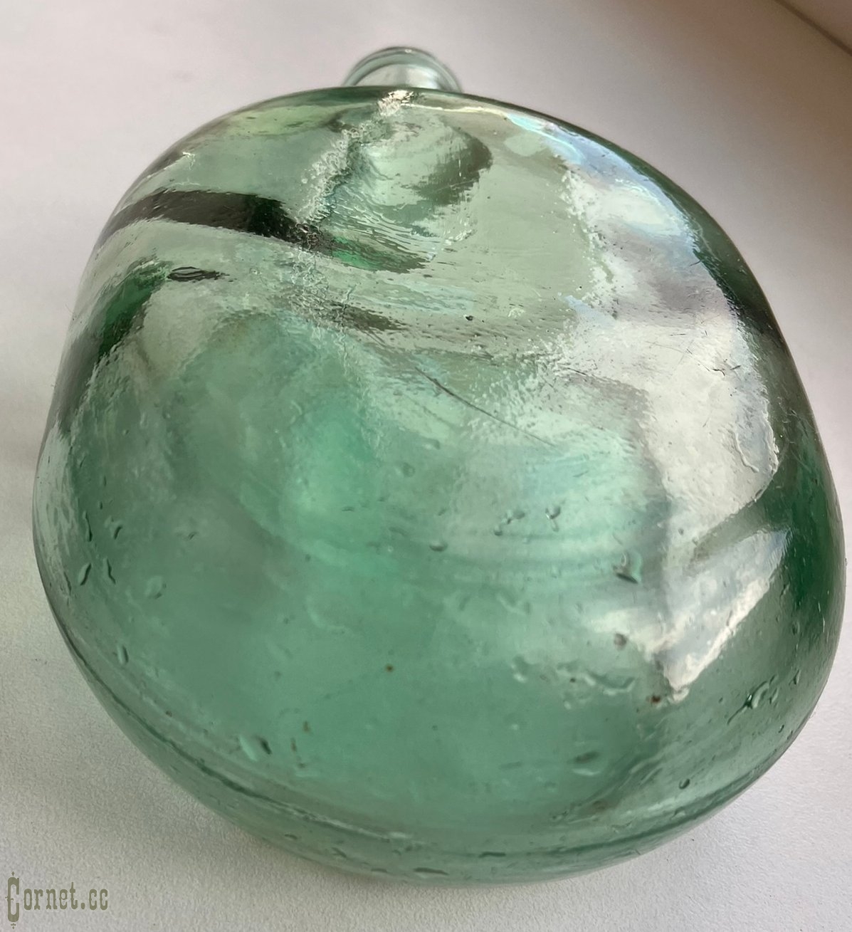 Russian Empire glass flask