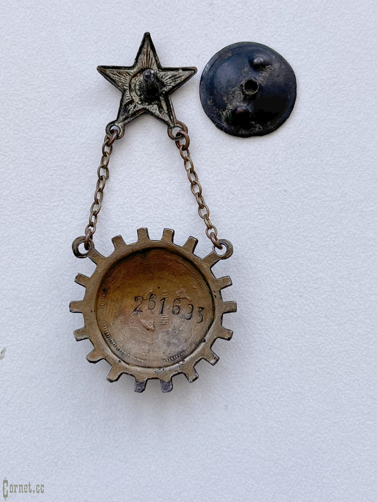 Komplekt pin + dokument Red Cross